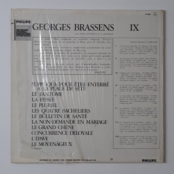 Georges Brassens. IX. 1966 - Picture 2 of 4